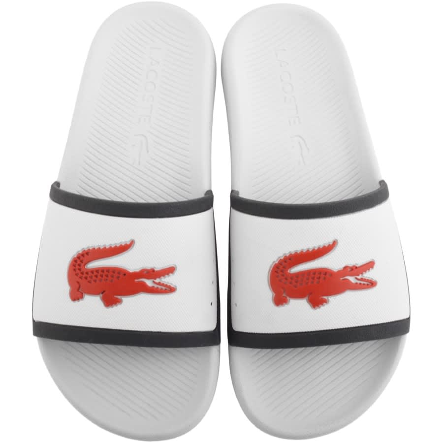 Alternative Image for ProductLacoste Croco Sliders White1