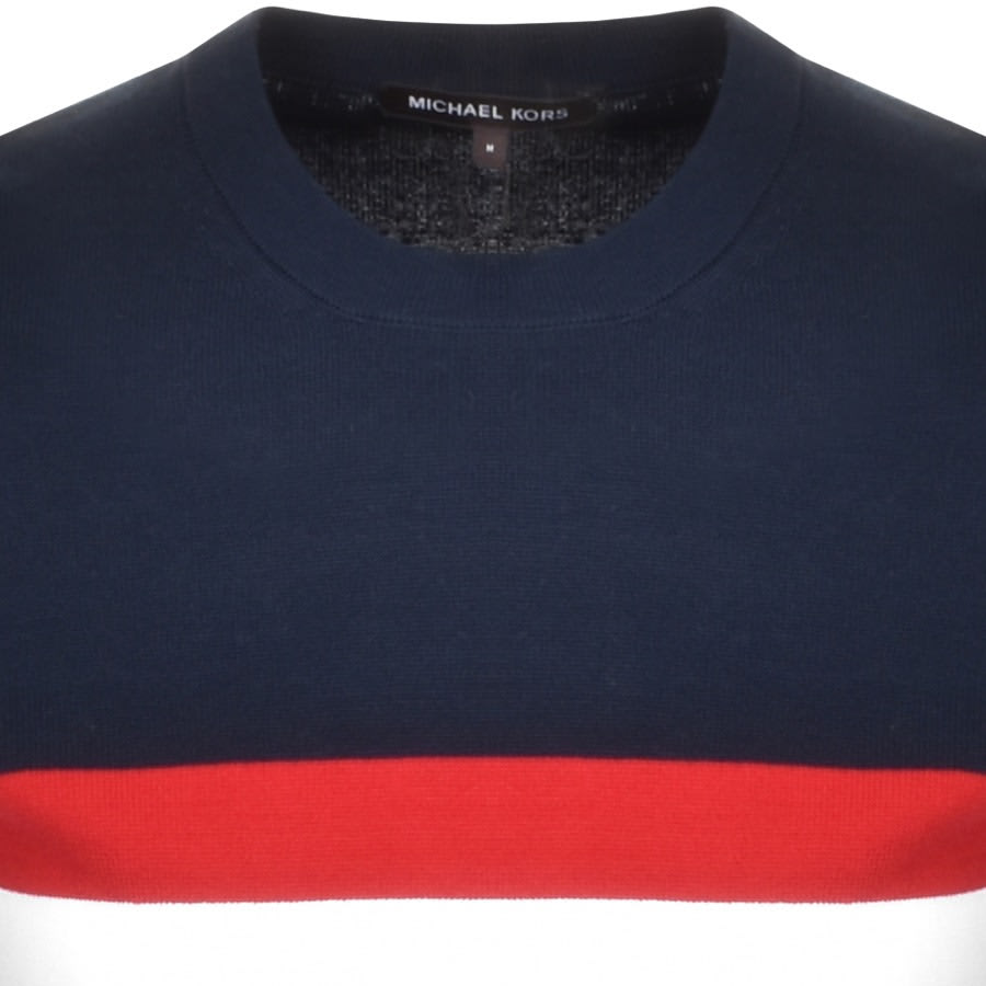 Alternative Image for ProductMichael Kors Stirpe Sport Sweatshirt Navy3