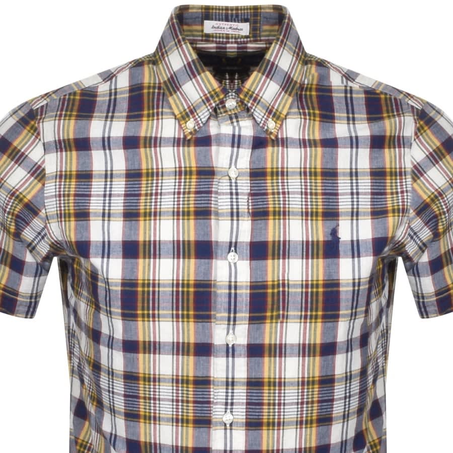 Alternative Image for ProductRalph Lauren Checked Short Sleeved Shirt Blue2