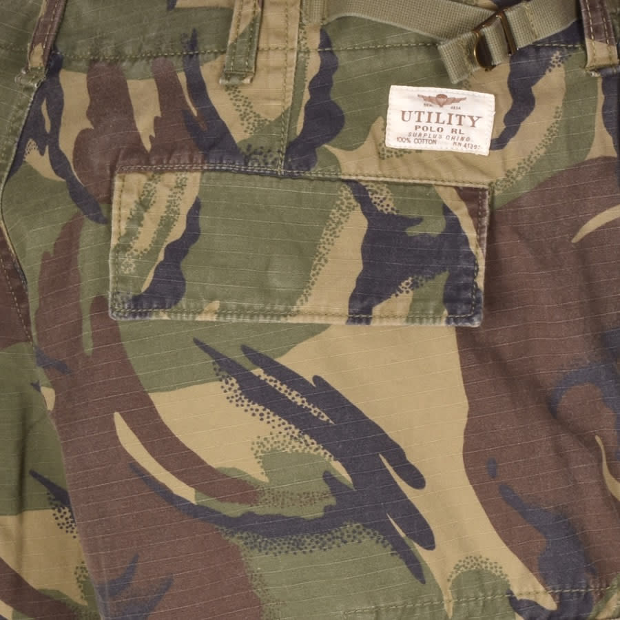 Alternative Image for ProductRalph Lauren Cargo Camouflage Shorts Kahki3