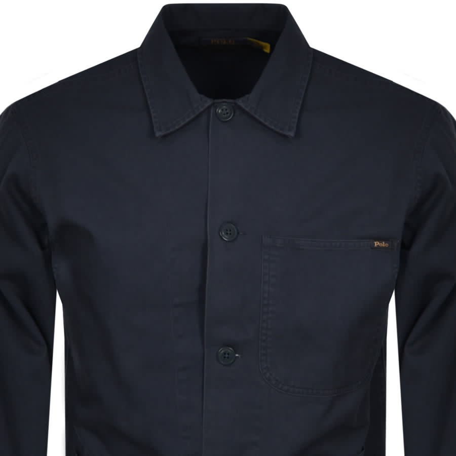 Alternative Image for ProductRalph Lauren Chino Overshirt Navy2