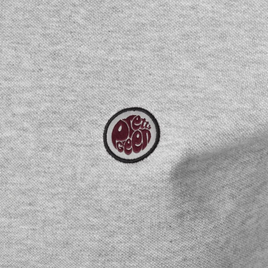 Alternative Image for ProductPretty Green Tipped Polo T Shirt Grey3