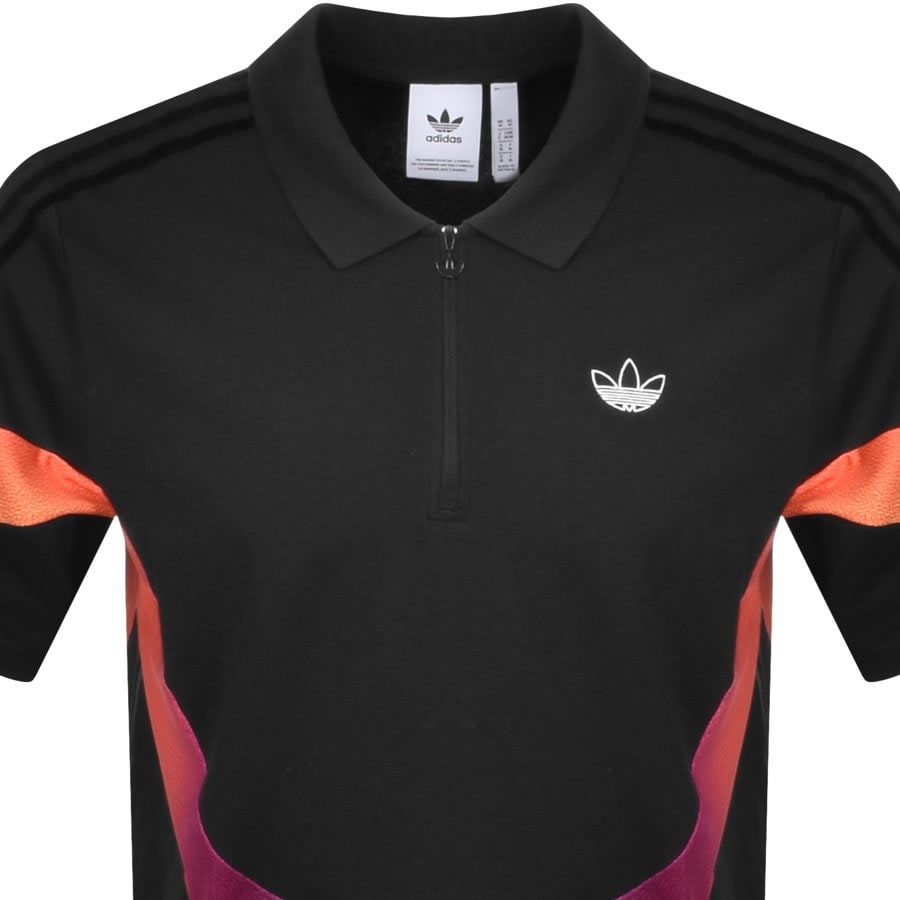 Alternative Image for Productadidas Originals Sport Polo T Shirt Black2