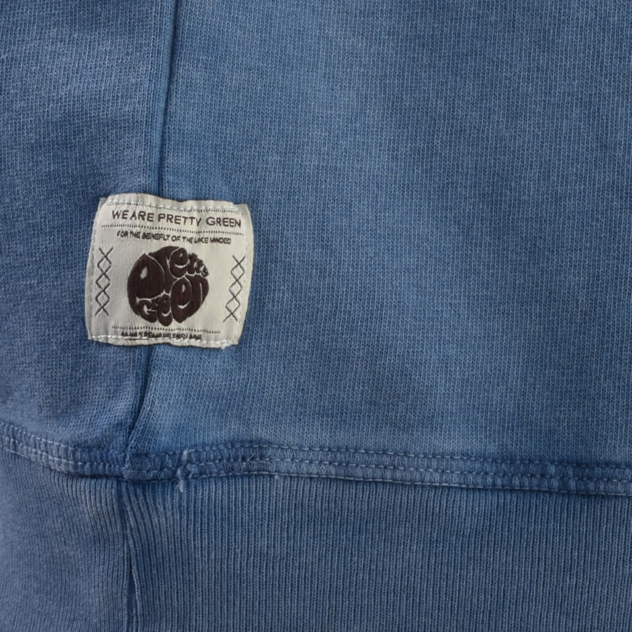 Alternative Image for ProductPretty Green Overhead Hoodie Blue3