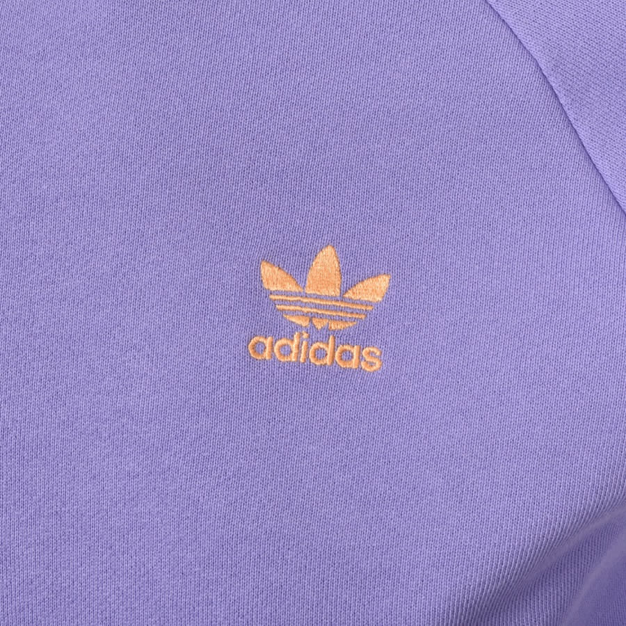 adidas Originals Essential Sweatshirt Purple | Mainline Menswear