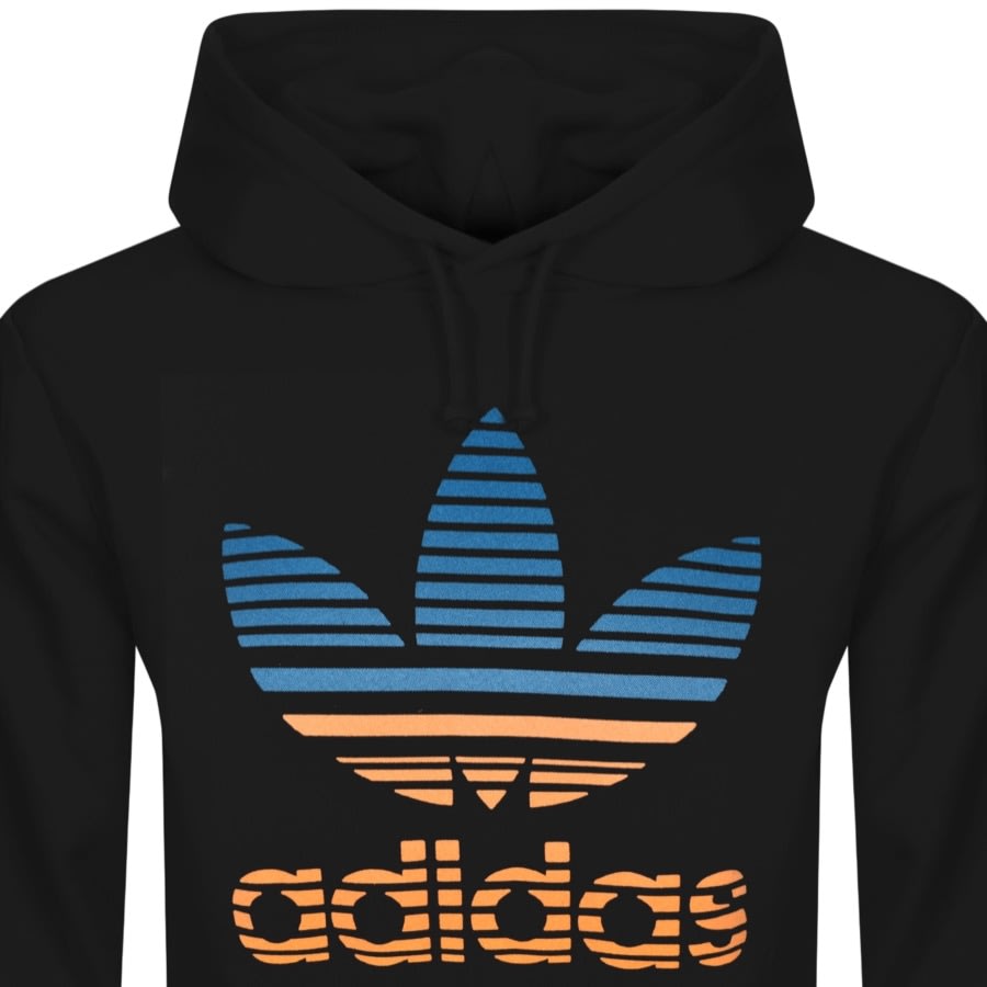 Alternative Image for Productadidas Originals Trefoil Hombre Hoodie Black2