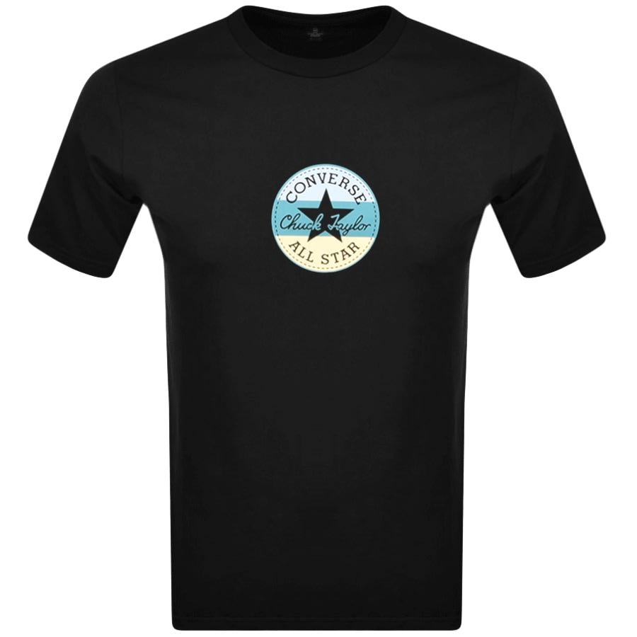 Alternative Image for ProductConverse Striped Chuck Logo T Shirt Black1