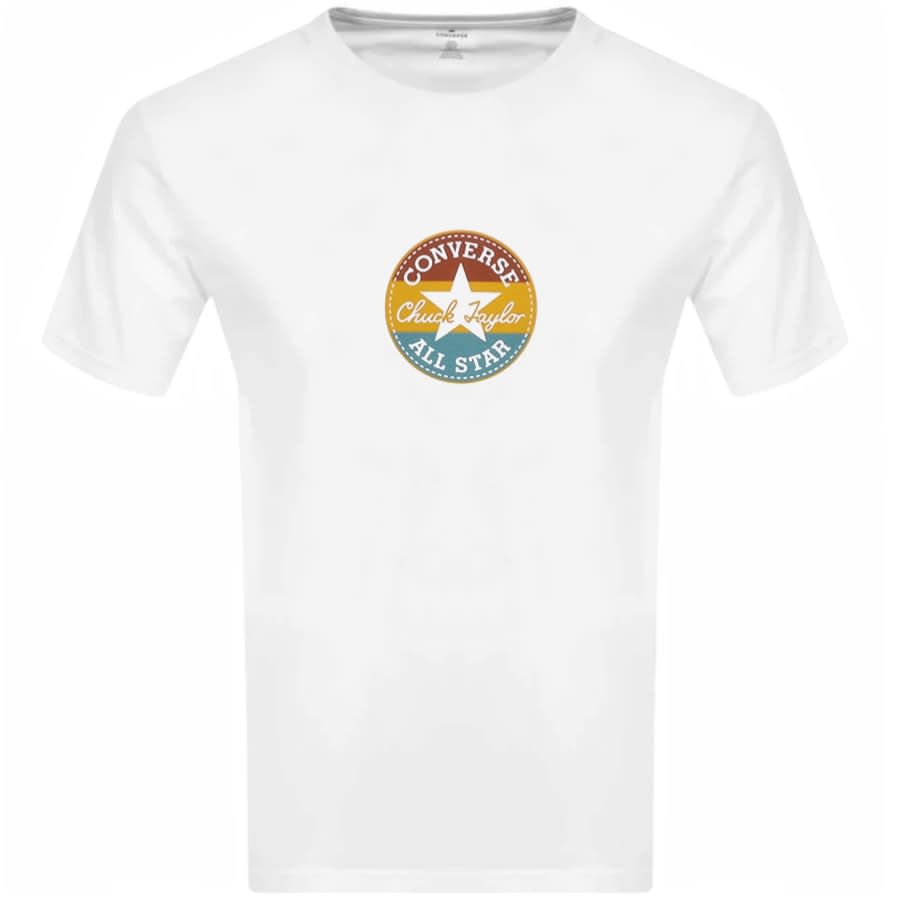 Alternative Image for ProductConverse Striped Chuck Logo T Shirt White1
