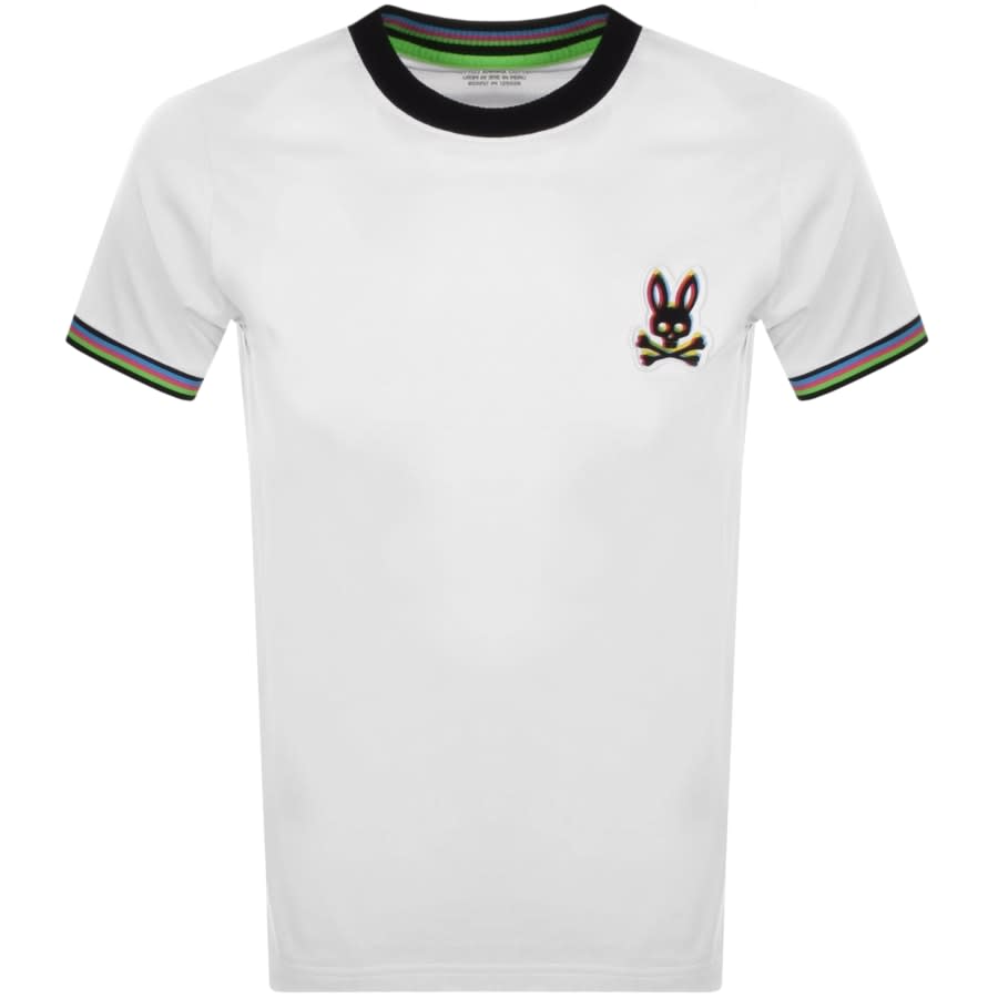 Alternative Image for ProductPsycho Bunny Holloway Ringer T Shirt White1