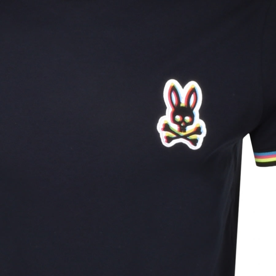 Alternative Image for ProductPsycho Bunny Holloway Ringer T Shirt Navy3