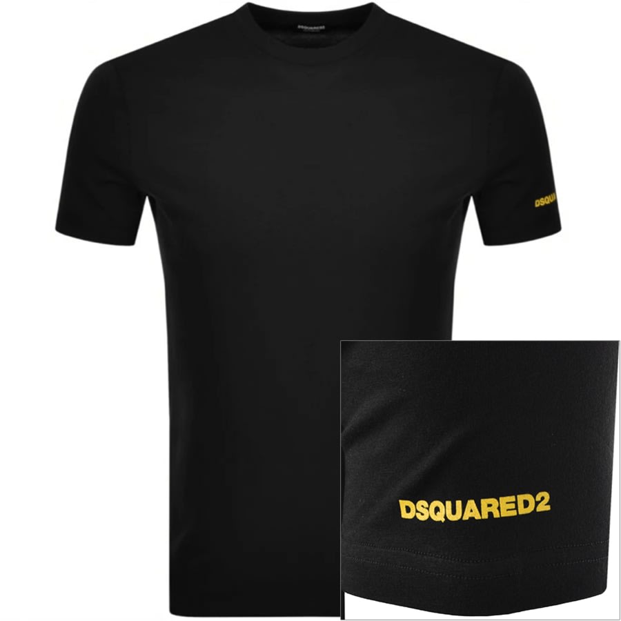 Alternative Image for ProductDSQUARED2 Short Sleeved T Shirt Black1