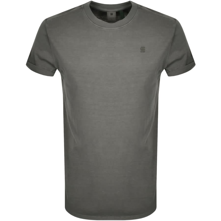 Alternative Image for ProductG Star Raw Lash Logo T Shirt Grey1