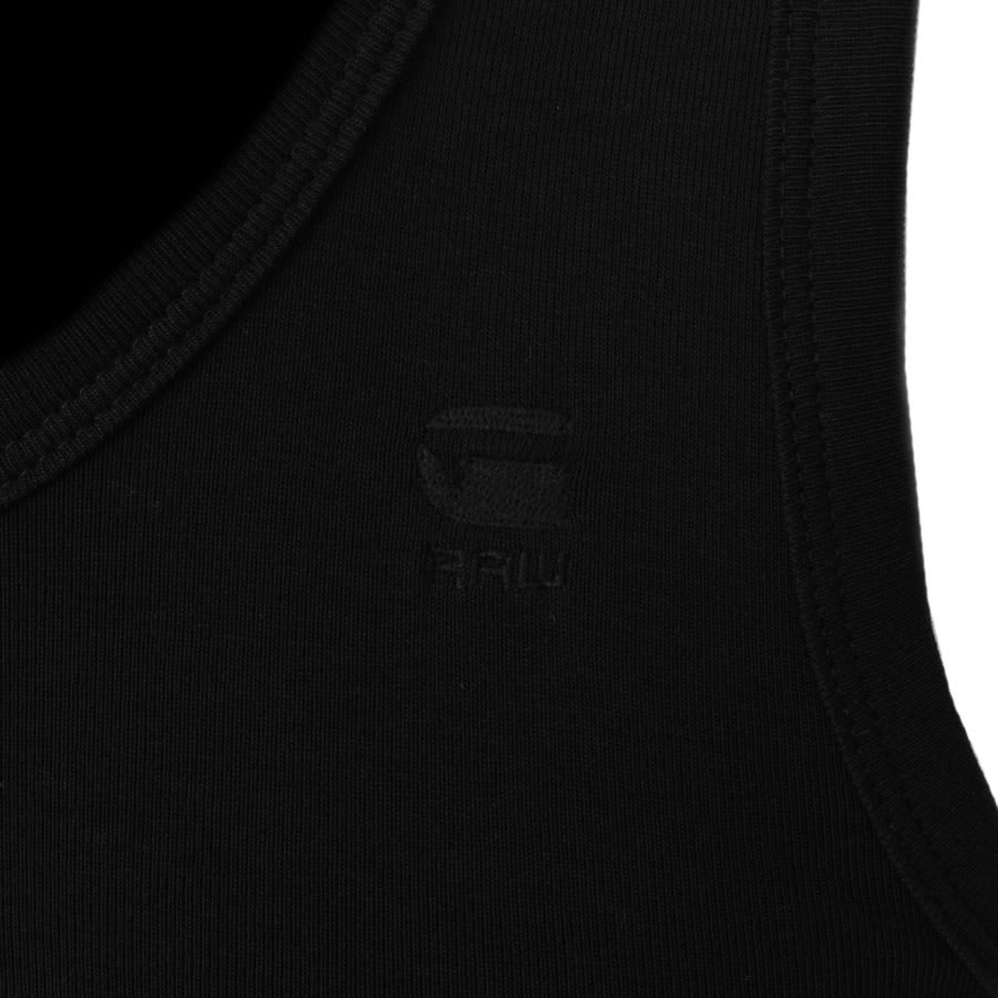 Alternative Image for ProductG Star Raw 2 Pack Vest T Shirt Black3
