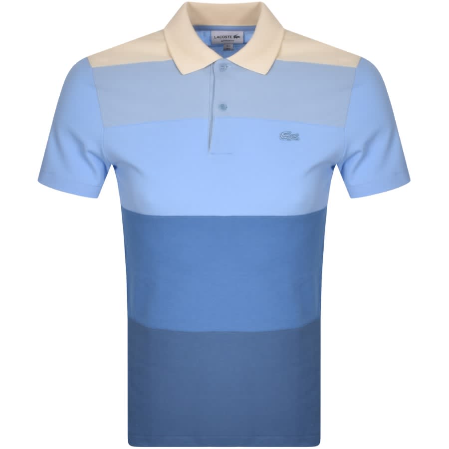 Alternative Image for ProductLacoste Sport Colour Block Polo T Shirt Blue1