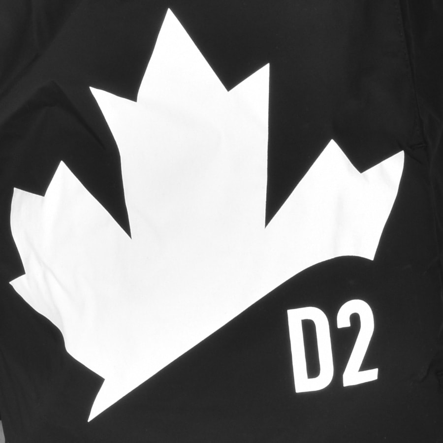 Alternative Image for ProductDSQUARED2 D2 Leaf Swim Shorts Black3