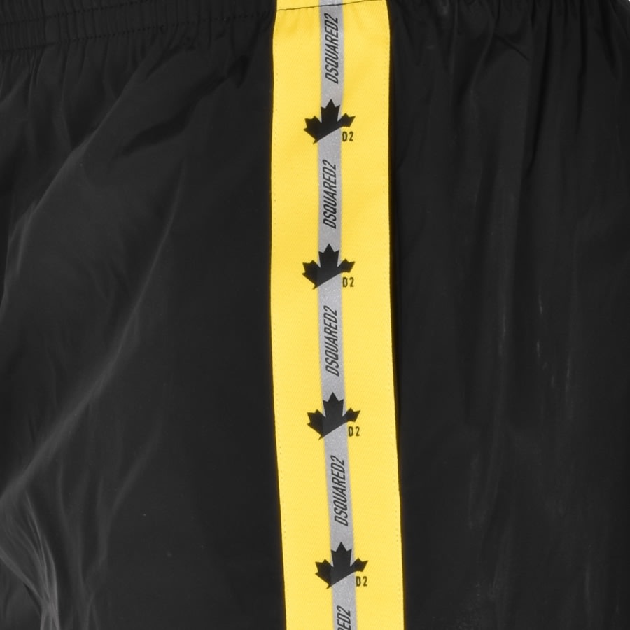 Alternative Image for ProductDSQUARED2 D2 Leaf Tape Swim Shorts Black3