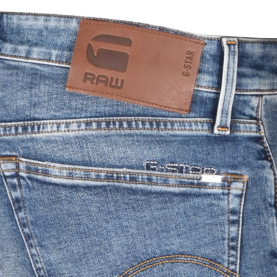 Alternative Image for ProductG Star Raw 3301 Straight Tapered Jeans Blue3