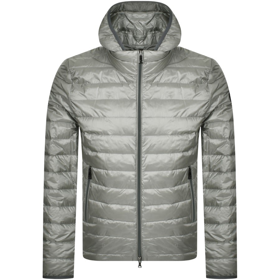 Alternative Image for ProductPaul And Shark Hooded Quilted Jacket Grey1