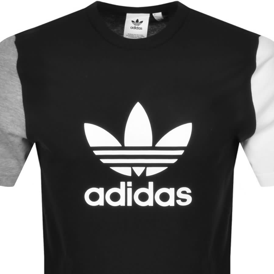 Alternative Image for Productadidas Originals Trefoil T Shirt Black2