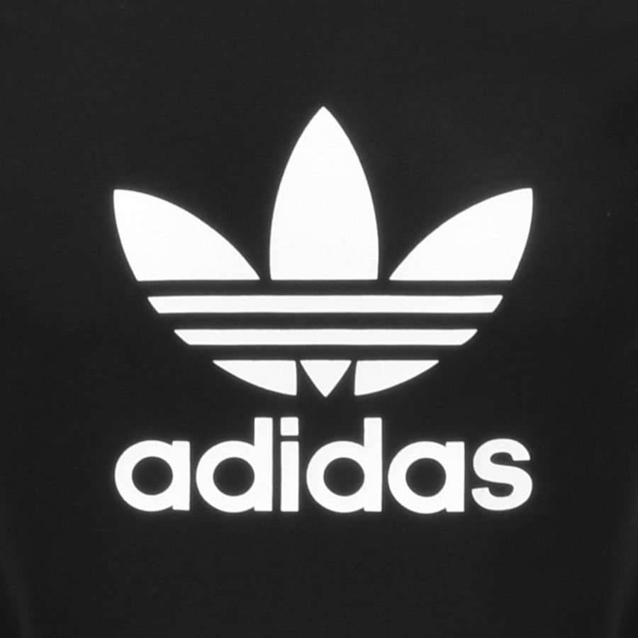 Alternative Image for Productadidas Originals Trefoil T Shirt Black3