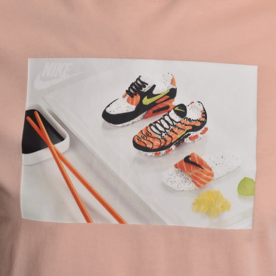 Alternative Image for ProductNike Crew Neck Shoeshi T Shirt Pink3