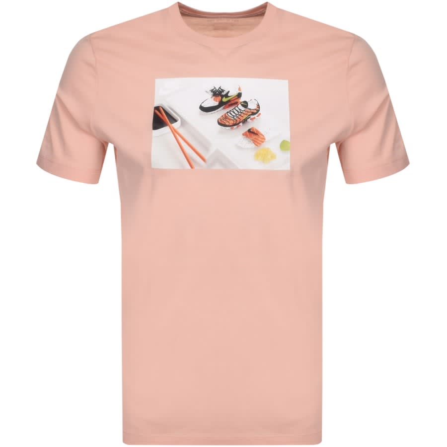 Alternative Image for ProductNike Crew Neck Shoeshi T Shirt Pink1