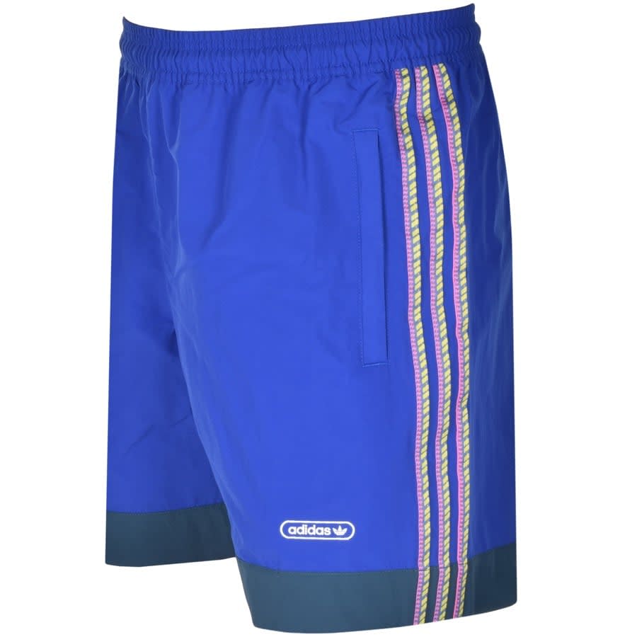 Alternative Image for Productadidas Originals Taped Shorts Blue3