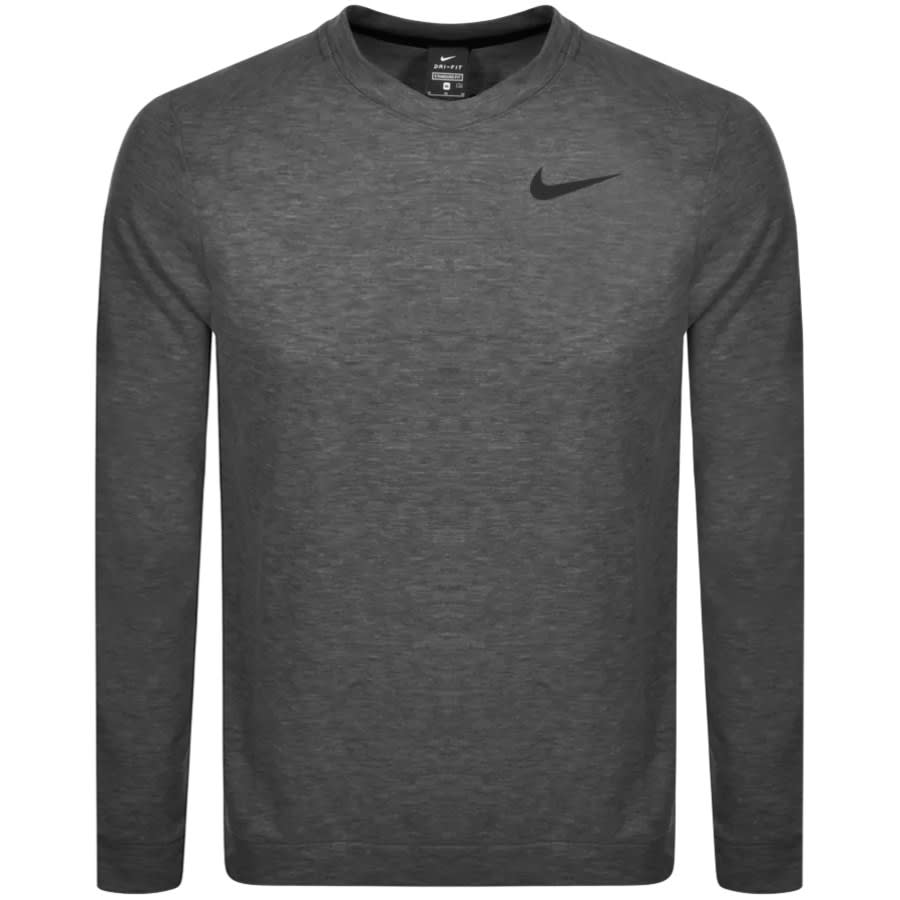Alternative Image for ProductNike Training Logo Sweatshirt Grey1