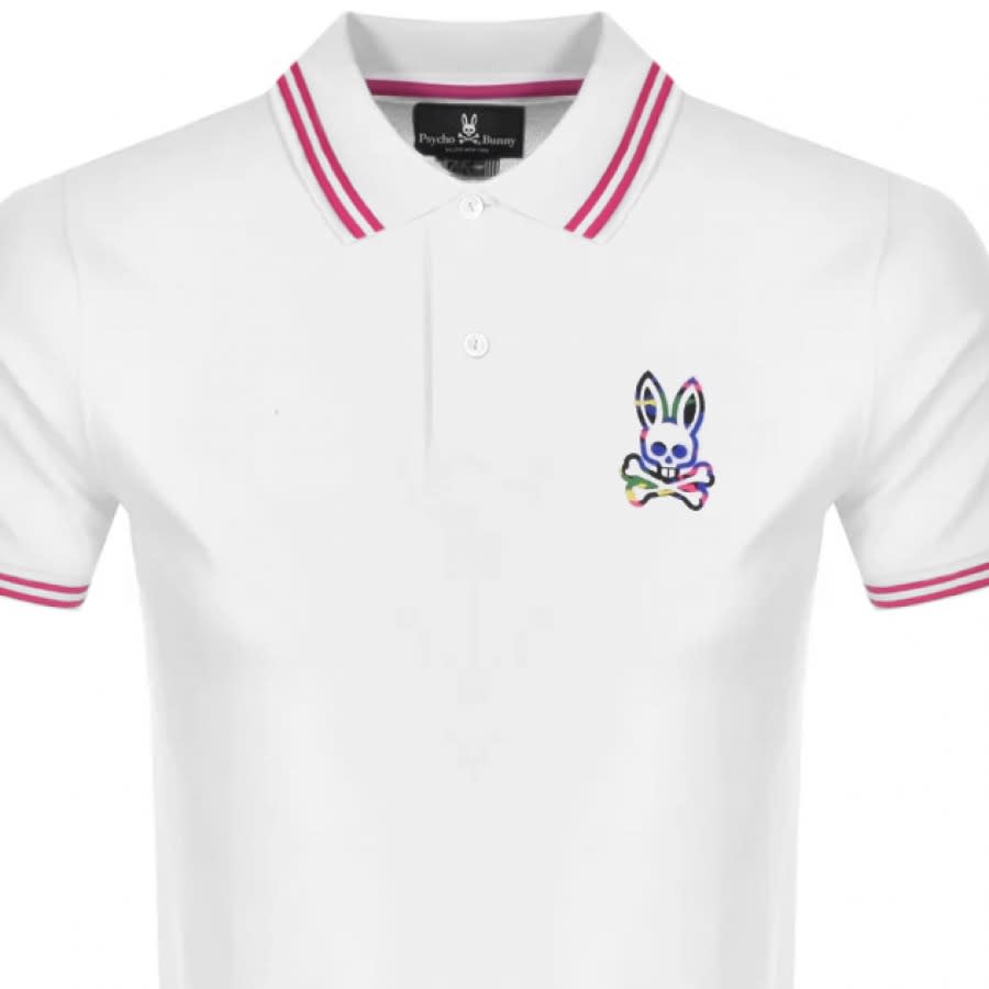 Alternative Image for ProductPsycho Bunny Bradley Polo T Shirt White2