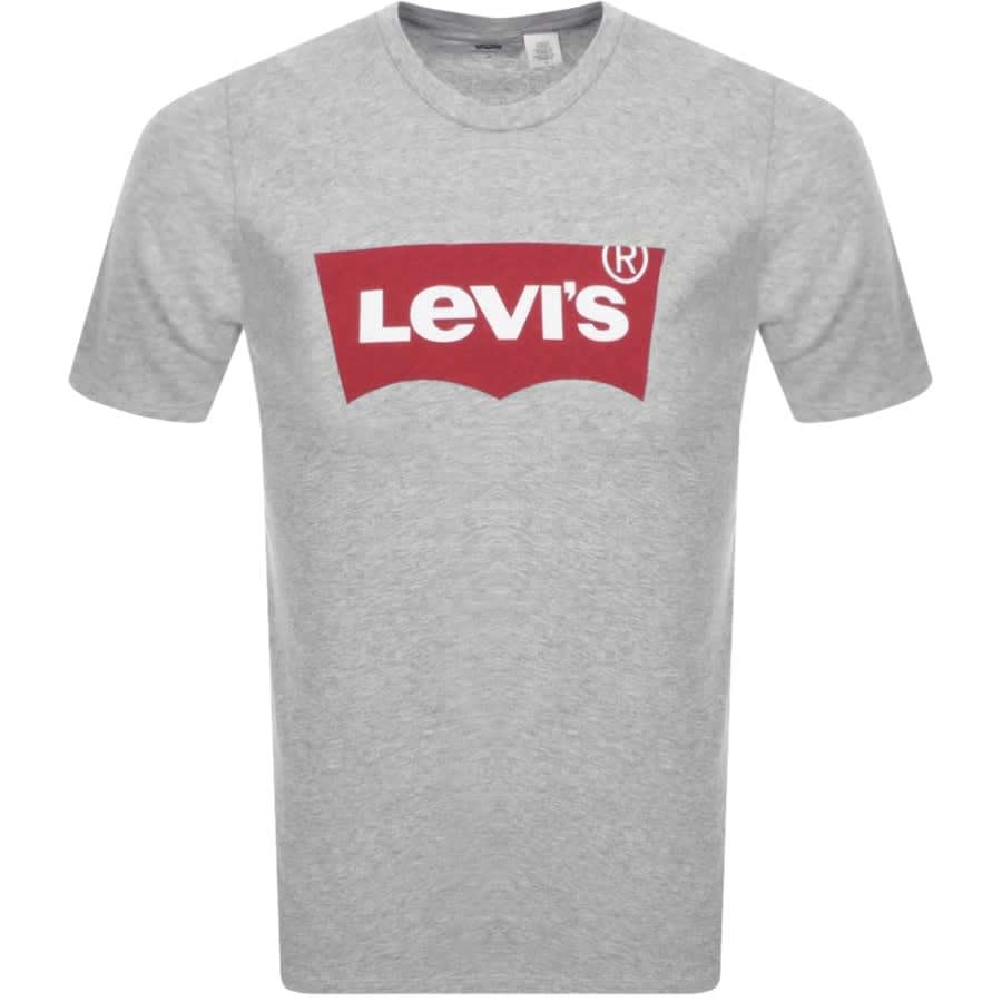 Alternative Image for ProductLevis Logo Crew Neck T Shirt Grey1