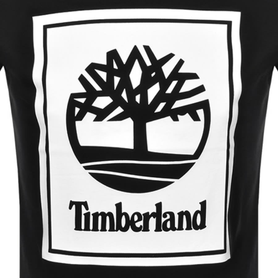Alternative Image for ProductTimberland Stack Logo T Shirt Black3