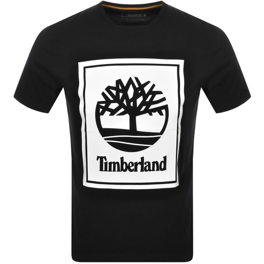 Alternative Image for ProductTimberland Stack Logo T Shirt Black1