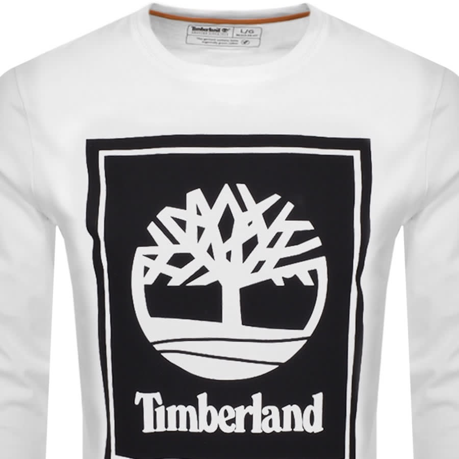 Alternative Image for ProductTimberland Stack Logo T Shirt White2