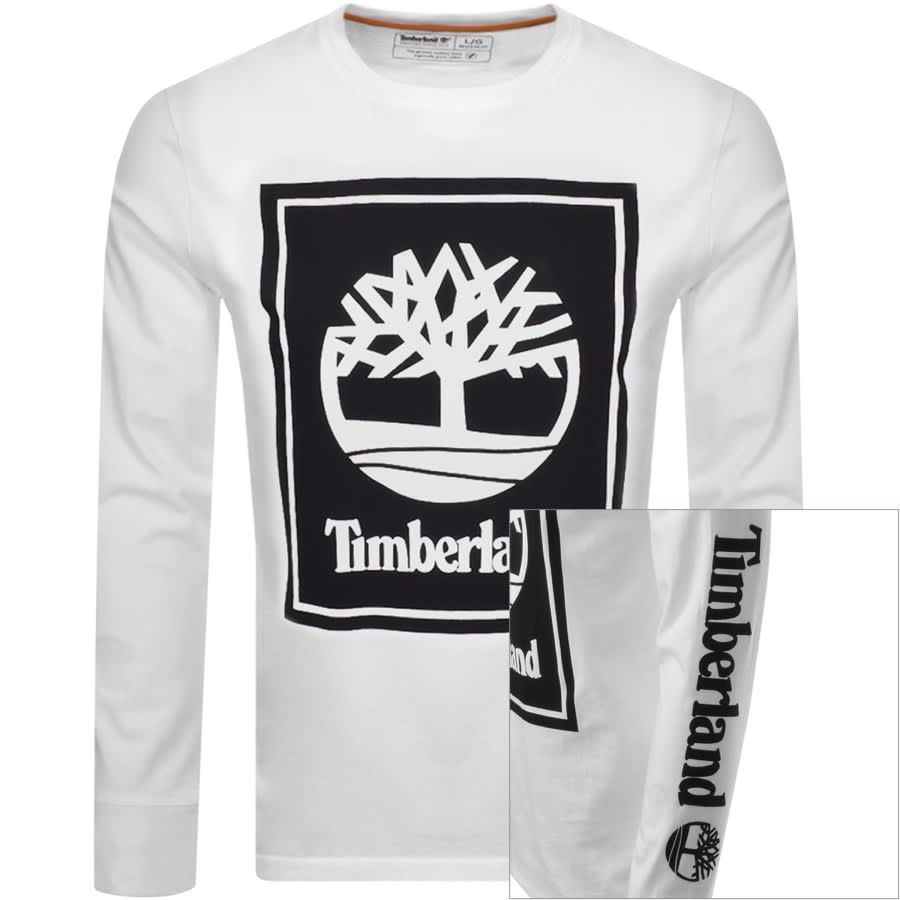 Alternative Image for ProductTimberland Stack Logo T Shirt White1