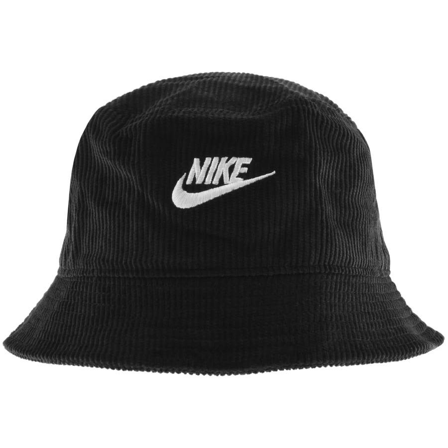Nike Corduroy Bucket Hat Black | Mainline Menswear