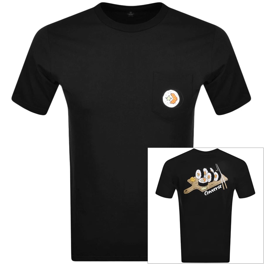 Alternative Image for ProductConverse Sushi Logo T Shirt Black1