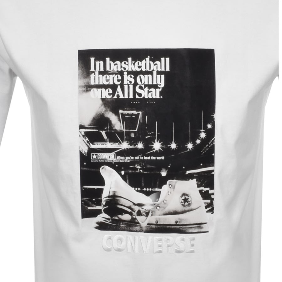 Alternative Image for ProductConverse Star Archive Print T Shirt White3