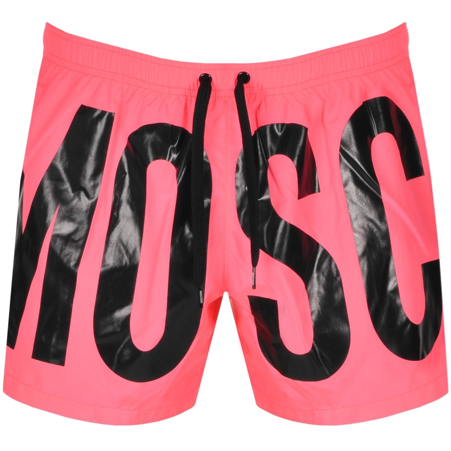 Alternative Image for ProductMoschino Logo Swim Shorts Pink1