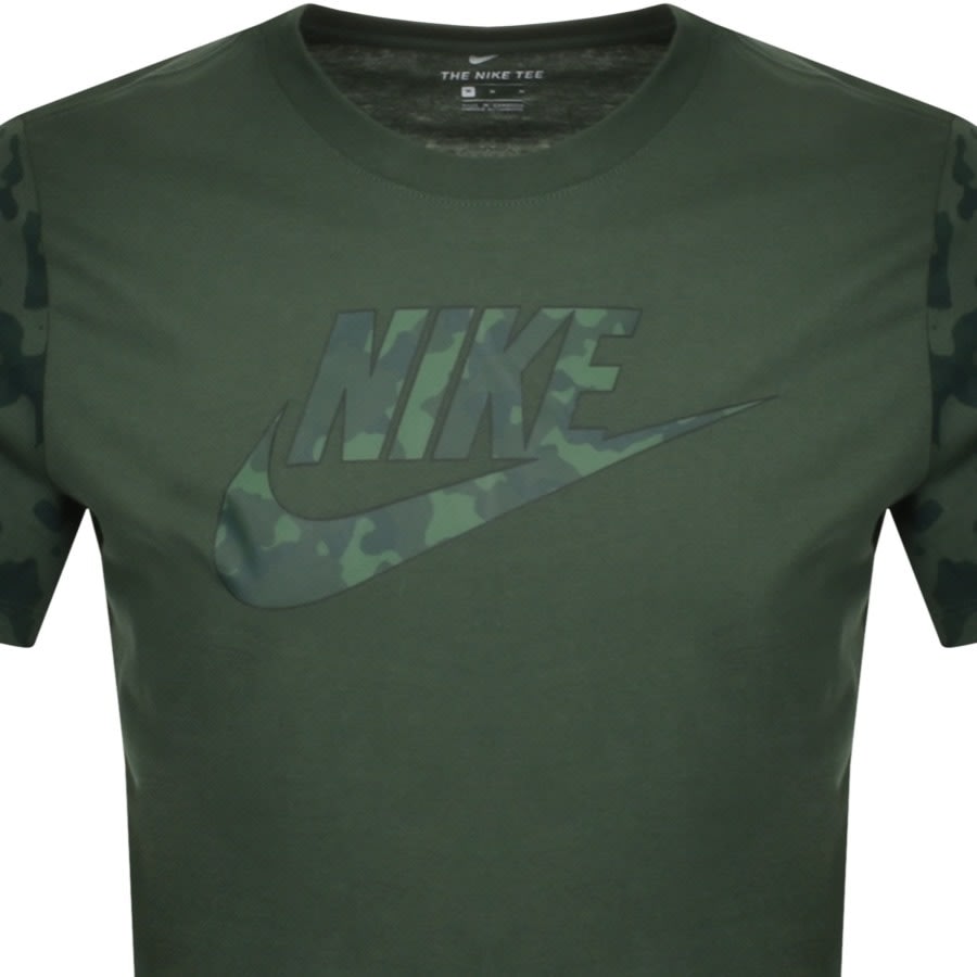 Alternative Image for ProductNike Crew Neck Futura Club T Shirt Green2