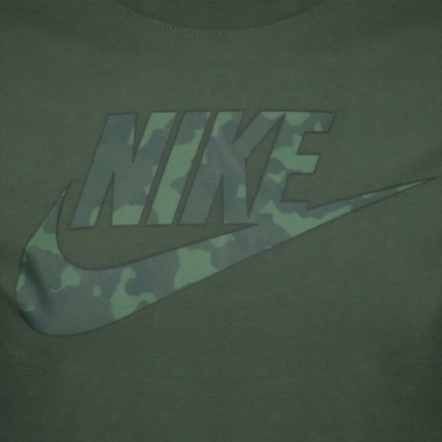 Alternative Image for ProductNike Crew Neck Futura Club T Shirt Green3