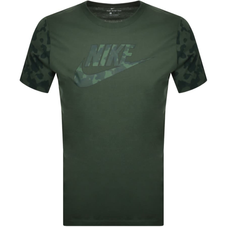 Alternative Image for ProductNike Crew Neck Futura Club T Shirt Green1