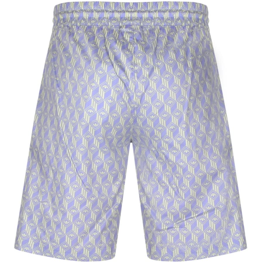 Alternative Image for Productadidas Originals Monogram Shorts Purple2