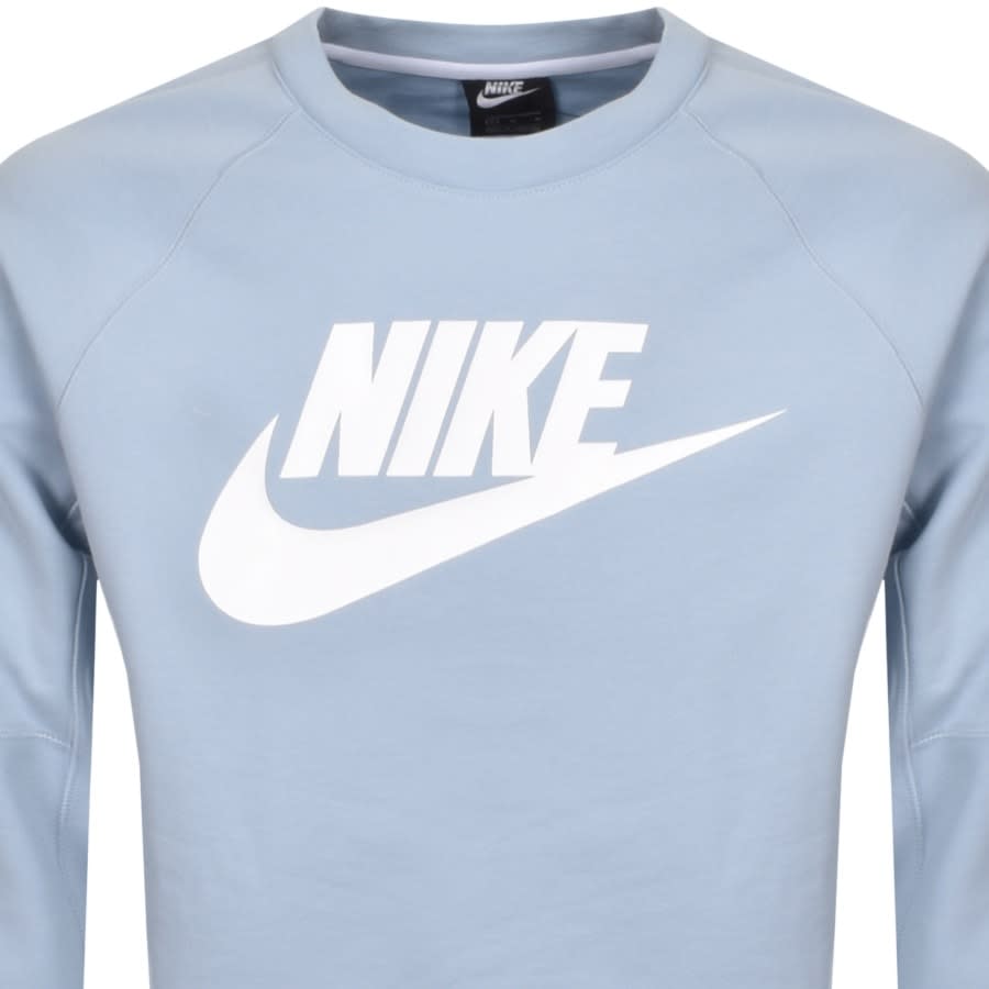 Alternative Image for ProductNike Crew Neck Logo Sweatshirt Blue2