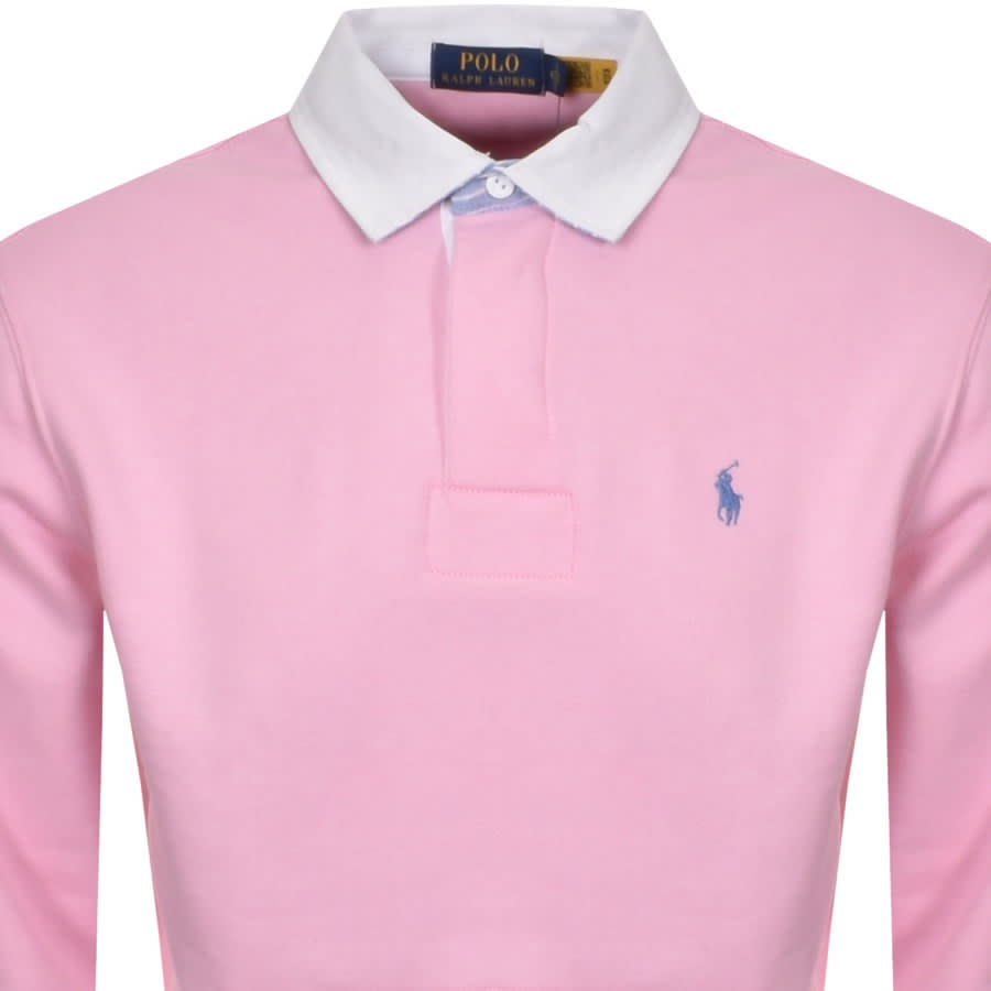 Alternative Image for ProductRalph Lauren Rugby Polo Sweatshirt Pink2