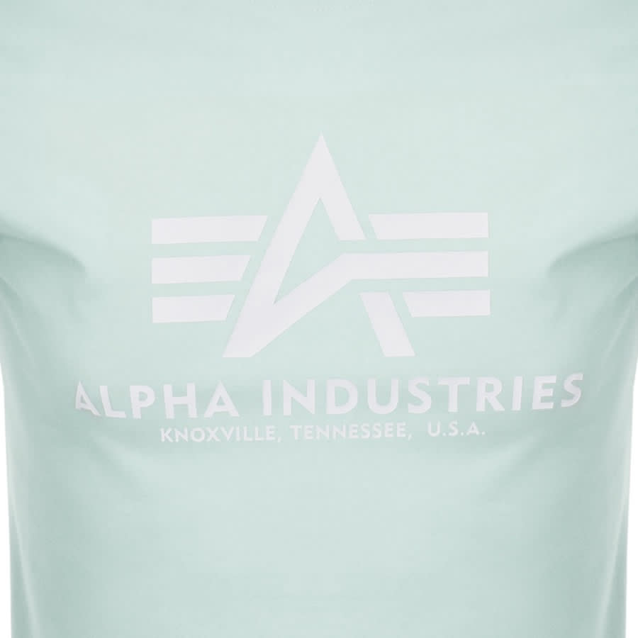 Alternative Image for ProductAlpha Industries Logo T Shirt Green3
