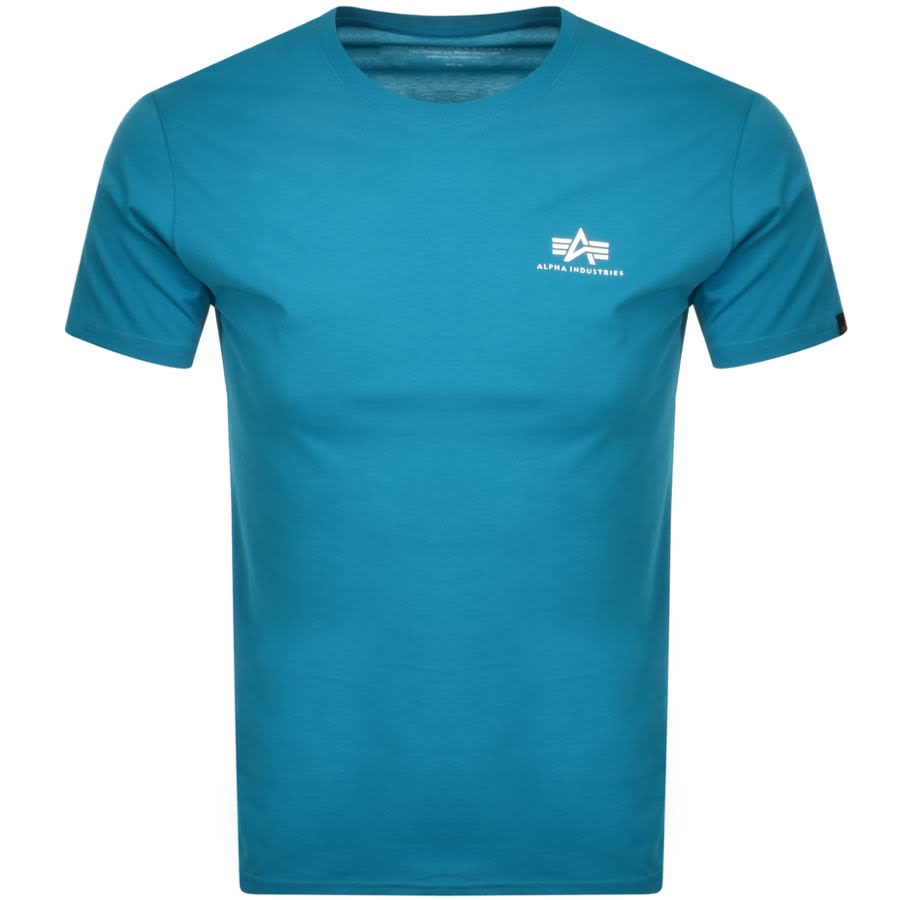 Alternative Image for ProductAlpha Industries Basic Logo T Shirt Blue1