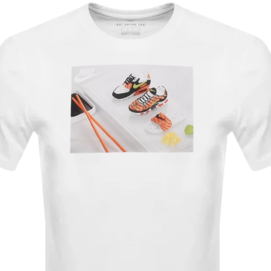 Alternative Image for ProductNike Crew Neck Shoeshi T Shirt White2