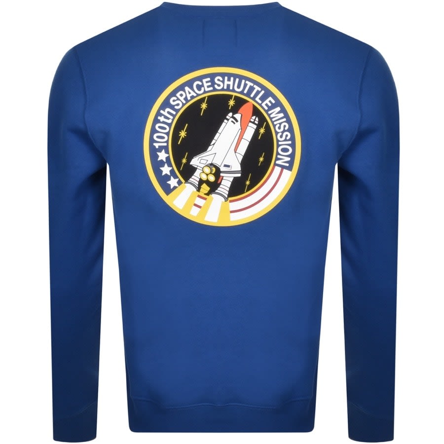 Alternative Image for ProductAlpha Industries Space Shuttle Sweatshirt Blue3