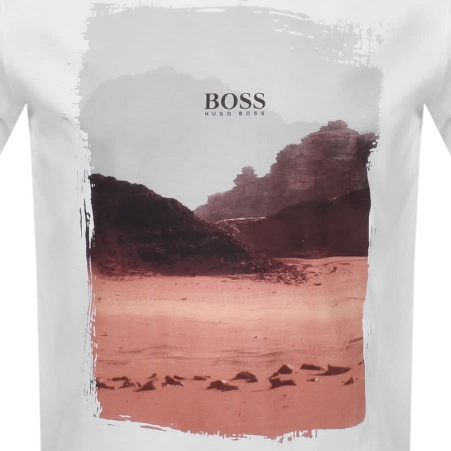 Alternative Image for ProductBOSS Tsummery T Shirt White3