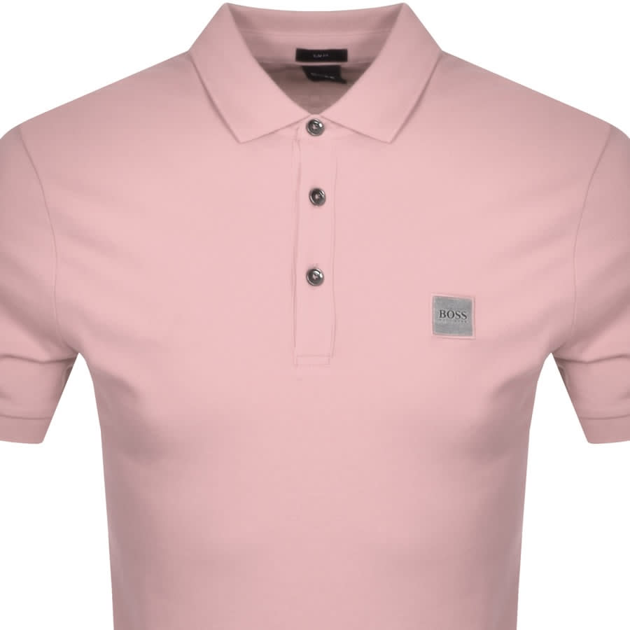 Alternative Image for ProductBOSS Passenger Polo T Shirt Pink2